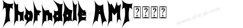 Thorndale AMT字体转换